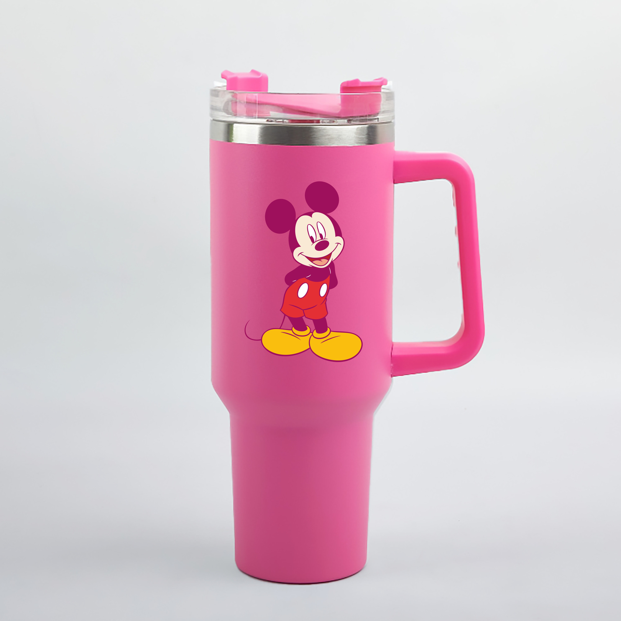 （画像用） ミッキーマウス Mickey Mouse 1200mL車用タンブラー（カラープリント）